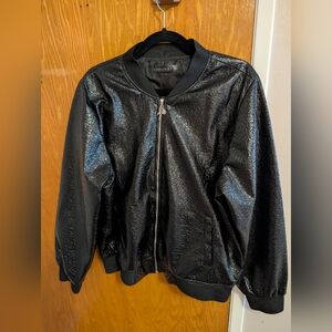 Black Bomber Jacket